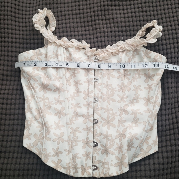 Princess Polly SEARLE FLORAL CORSET MULTI size 4 - Picture 10 of 14